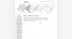 Desktop Screenshot of mallar.info